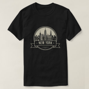 New York City Cityscape Skyline Travel T Shirt
