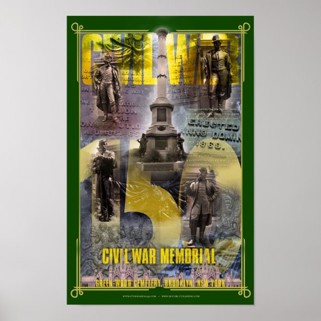 New York CIty Civil Krig Memorial Poster (Framsidan)