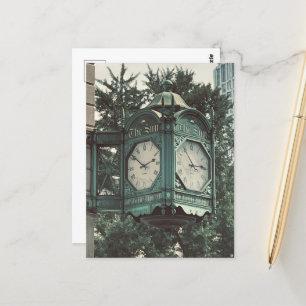 New York City Clock Urban Souvenir Vykort