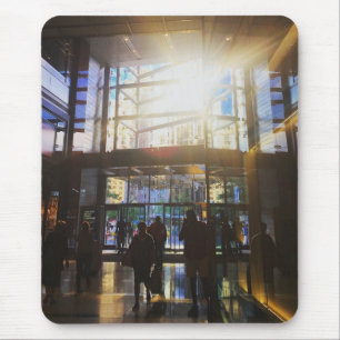 New York City Columbus Circle Shoppers Sunlight Musmatta