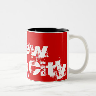 New York City - Coola Red and White Mugg