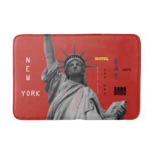 New York City Dam Liberty Badrumsmatta