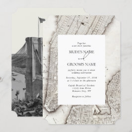 New York City Destination NYC Bröllop Inbjudningar