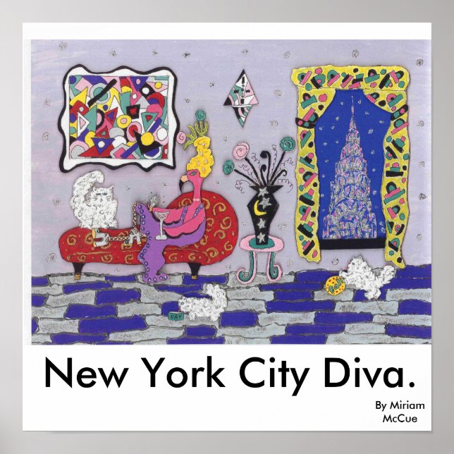 New York City Diva Poster (Framsidan)