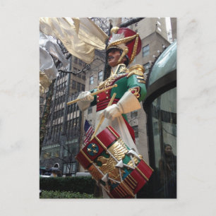 New York City Drummer Boy Jul Helgdag NYC Helg Vykort
