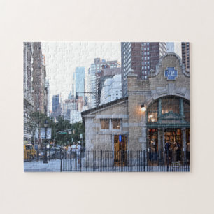 New York City Dusk Upper Väster Side 72nd Street N Pussel