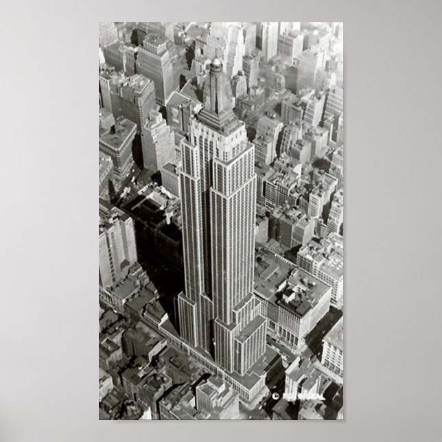 New York City - Empire state Byggnad Poster (Framsidan)