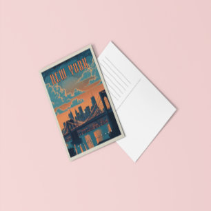 New York City - en Vintage Delight Vykort