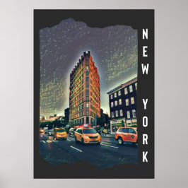 New York City Estetisk Foto Konst Poster
