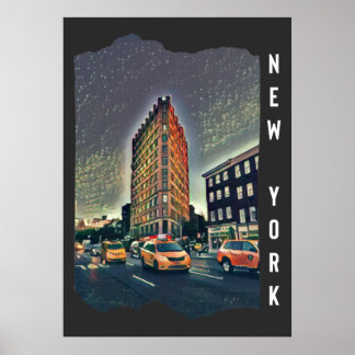 New York City Estetisk Foto Konst Poster