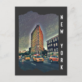 New York City Estetisk Foto Konst Vykort