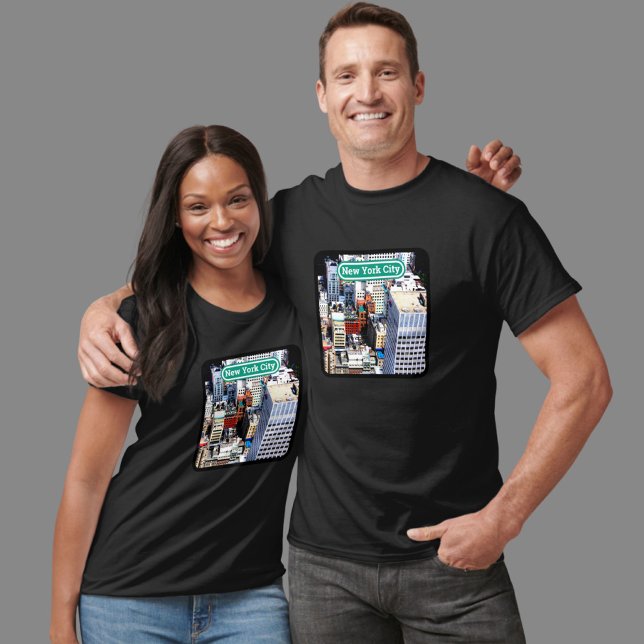 New York City färgstarka moderna kläder T Shirt (Skapare uppladdad)