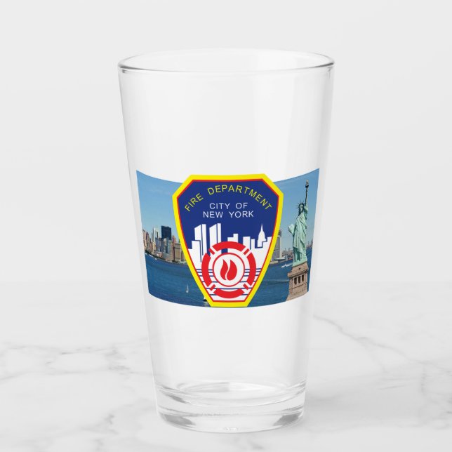 New York City Fire Department Glaskopp (Framsida)