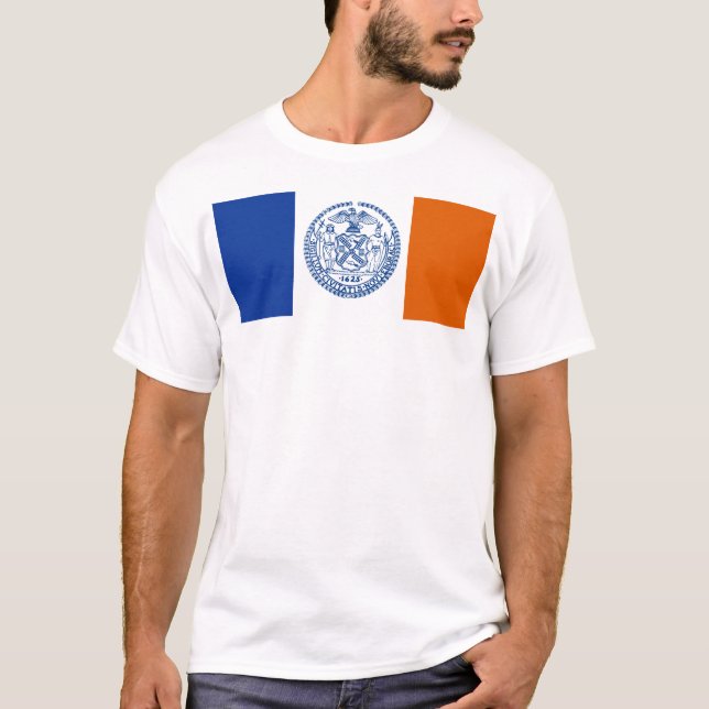 New York City flagga T Shirt (Framsida)