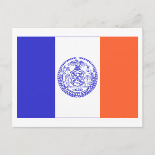 New York City Flagga Vykort