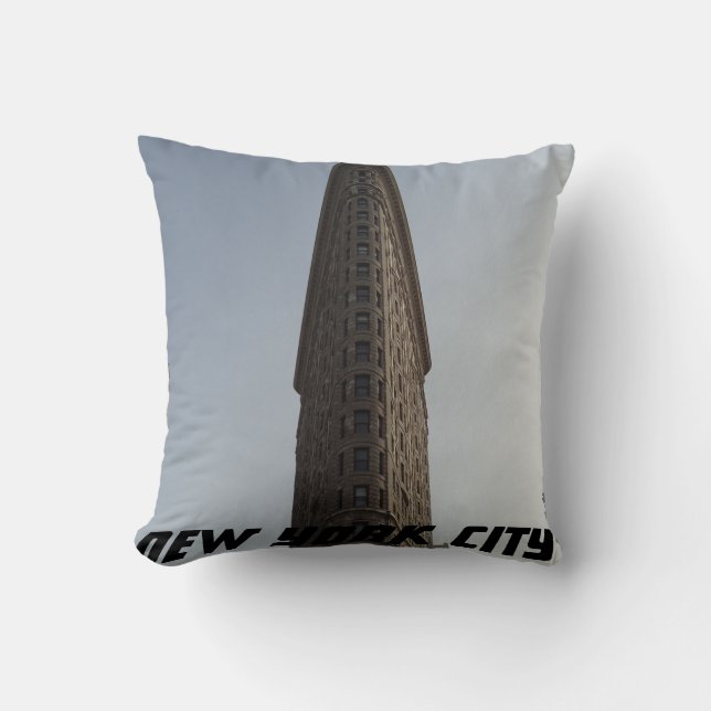 New York City Flatiron District Kudde (Framsida)