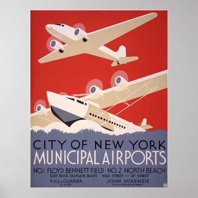 New York City-flygplatser Poster (Framsidan)