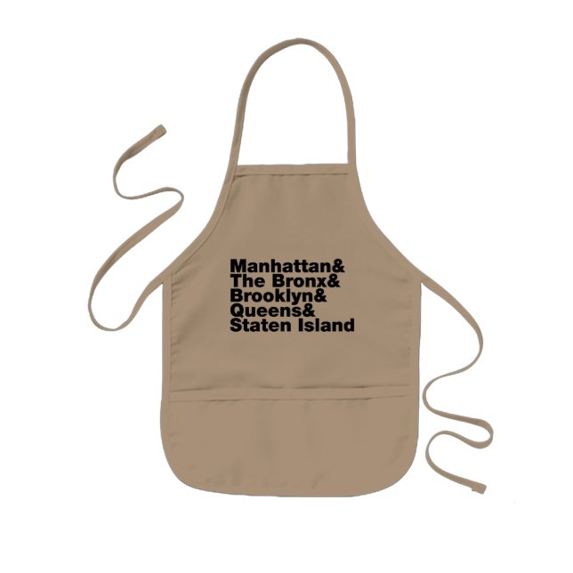 ~ New York City för fem städer Barnförkläde (Framsidan)