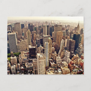 New York City från ovan Vykort