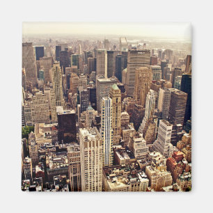 New York City från över Magnet