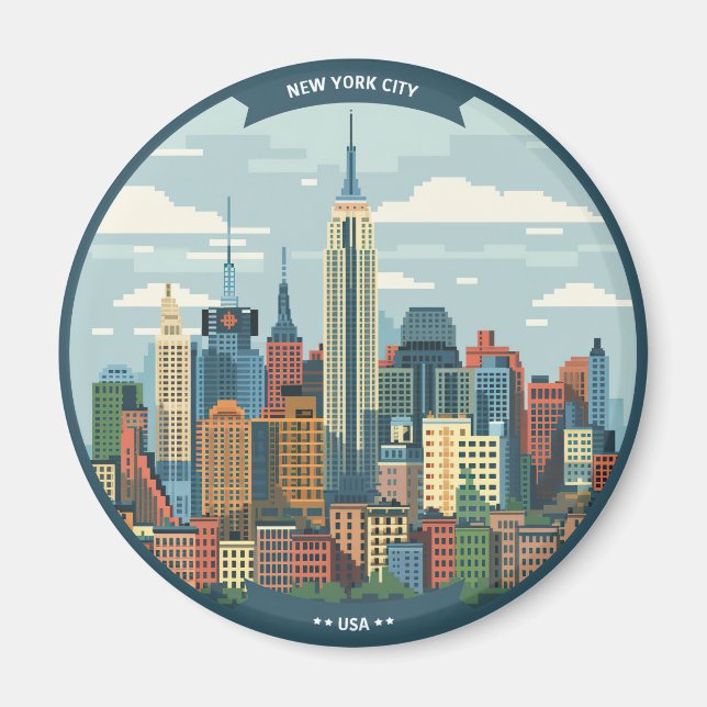 New York City Fridge Magnet (Framsidan)