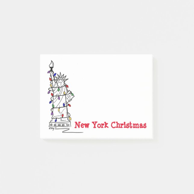 New York City-Frihetsgudinnan NYC Post-it Block (Framsida)