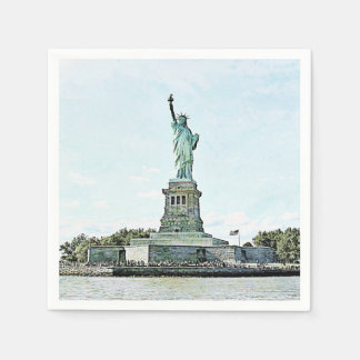 New York City - Frihetsgudinnan Pappersservett