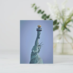 New York City Frihetsgudinnan Vintage Resa Vykort