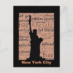 New York City Frihetsgudinnan Vykort