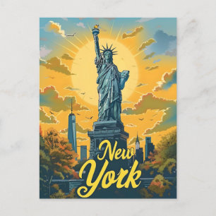 New York City Frihetsgudinnan Vykort
