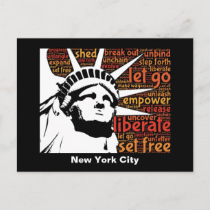 New York City Frihetsgudinnan Vykort