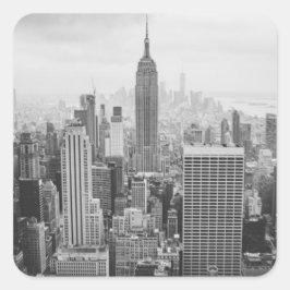 New York City Fyrkantigt Klistermärke