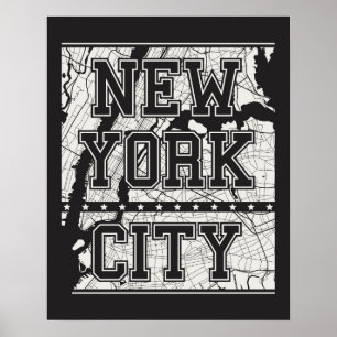 New York City gatakarta Poster