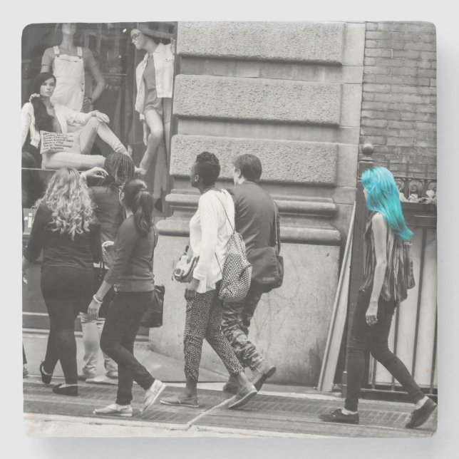 New York City gataUrban foto Underlägg Sten (Framsidan)