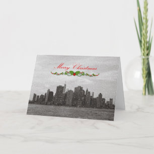 New York City, God jul Helgkort