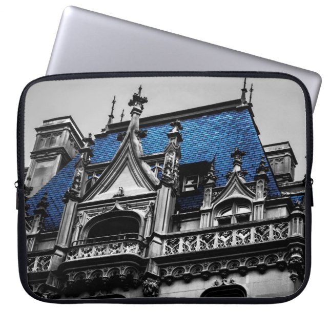 New York City Goth arkitekturfoto Laptop Fodral (Framsidan)