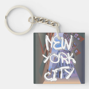 New York City Graffiti Keychain