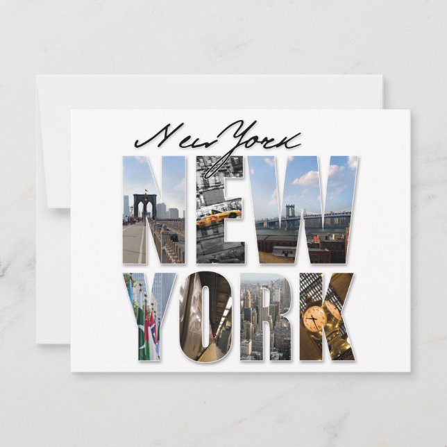 New York City Graphical Tourism Montage (Framsida)