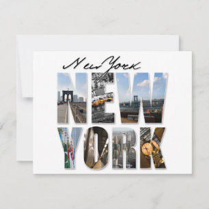 New York City Graphical Tourism Montage