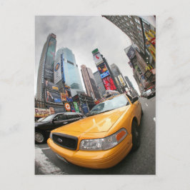New York City Gult Cab Vykort