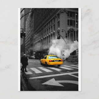 New York City Gult Cab Vykort
