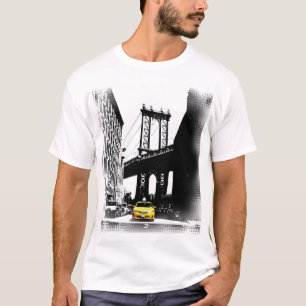New York City Gult Taxi Nyc Modern Pop Art T Shirt