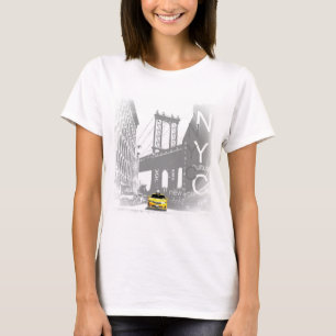 New York City Gult Taxi Pop Art T Shirt
