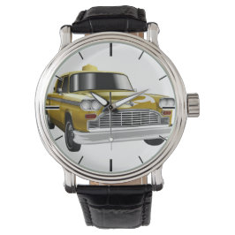 New York City Gult Vintage Cab Armbandsur