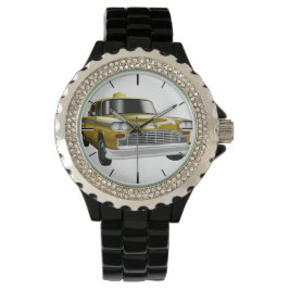 New York City Gult Vintage Cab Armbandsur