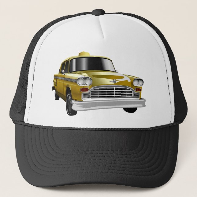 New York City Gult Vintage Cab Keps (Framsida)