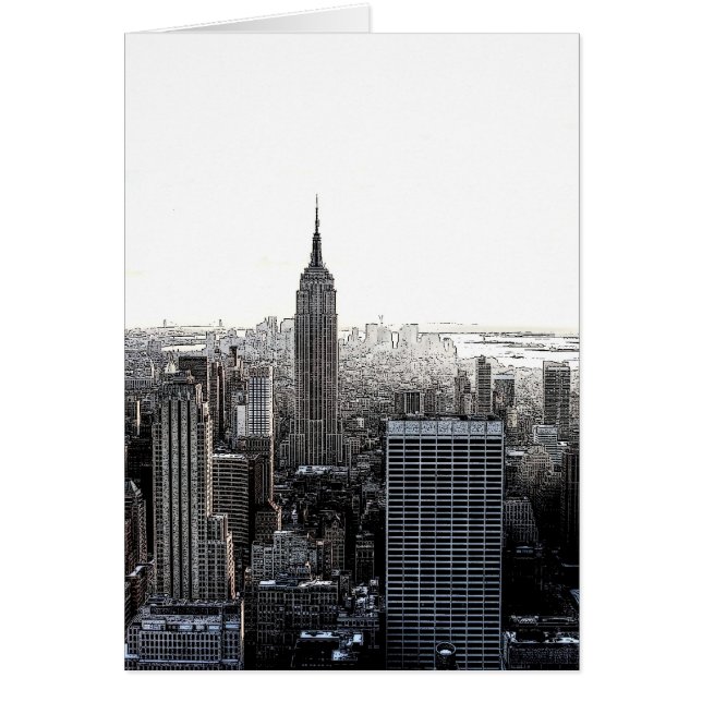 New York City Hälsningskort (Framsidan)