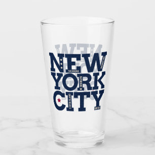 New York City halv literexponeringsglas Glaskopp