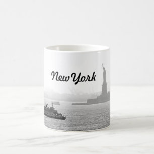 New York City hamn - frihetsgudinnan Kaffemugg