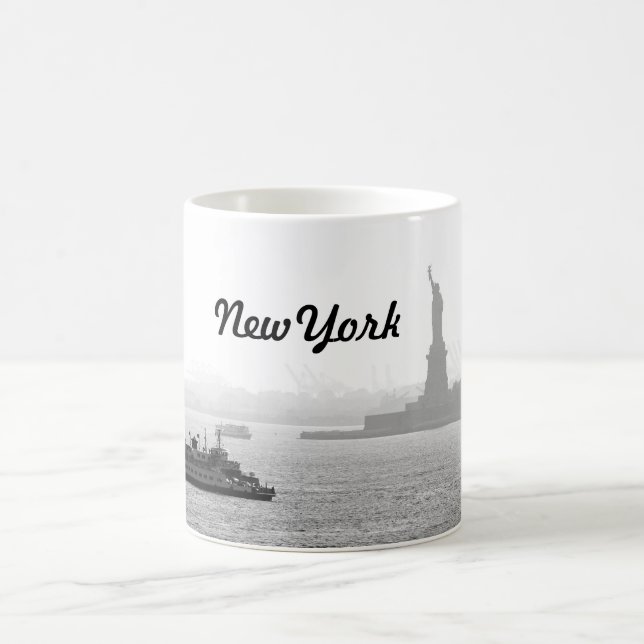 New York City hamn - frihetsgudinnan Kaffemugg (Center)